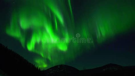 Aurora Borealis Solar Wind Polar Lights Alaska Night Northern