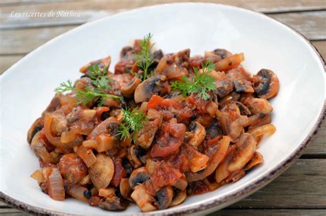 Ma cuisine au fil de mes idées Champignons à la grecque