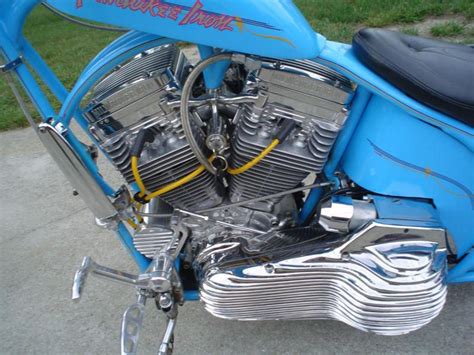 Repairable cheap motocycles for parts or to repair, any make and model. Milwaukee Iron "Tall Stacks" Chopper for sale on 2040-motos