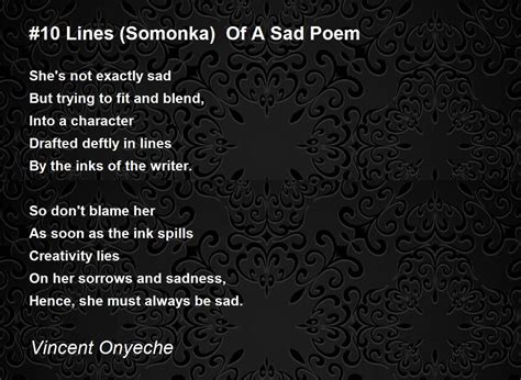 10 Lines Somonka Of A Sad Poem 10 Lines Somonka Of A Sad Poem