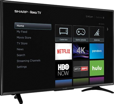 Best Buy Sharp 50 Class LED 2160p Smart 4K UHD TV With HDR Roku TV LC