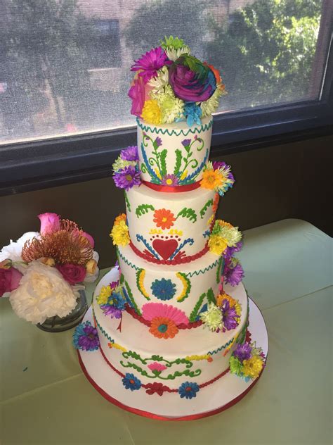 Mexican Fiesta Baby Shower Cake Baby Shower Cakes Shower Cakes