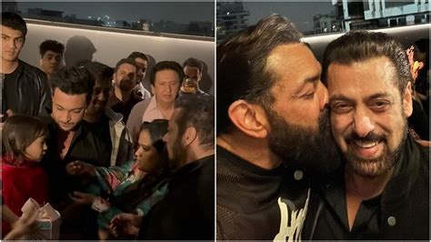Salman Khan Cuts Midnight Birthday Cake With Niece Ayat Bobby Deol Shares Selfie With Mamu