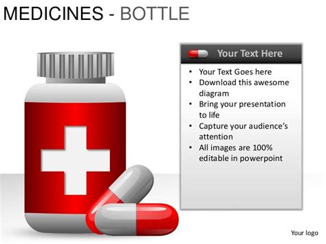 Medicine Bottles Powerpoint Presentation Templates