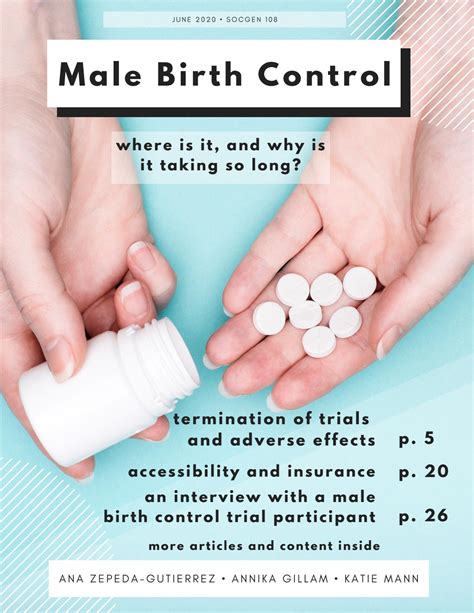 Male Birth Control Where Is It And Why Is It Taking So Long By Male Contraception Socgen108