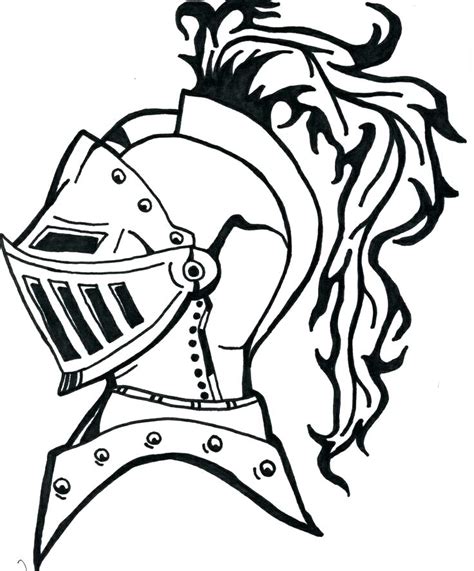 Medieval Knight Coloring Pages At Free