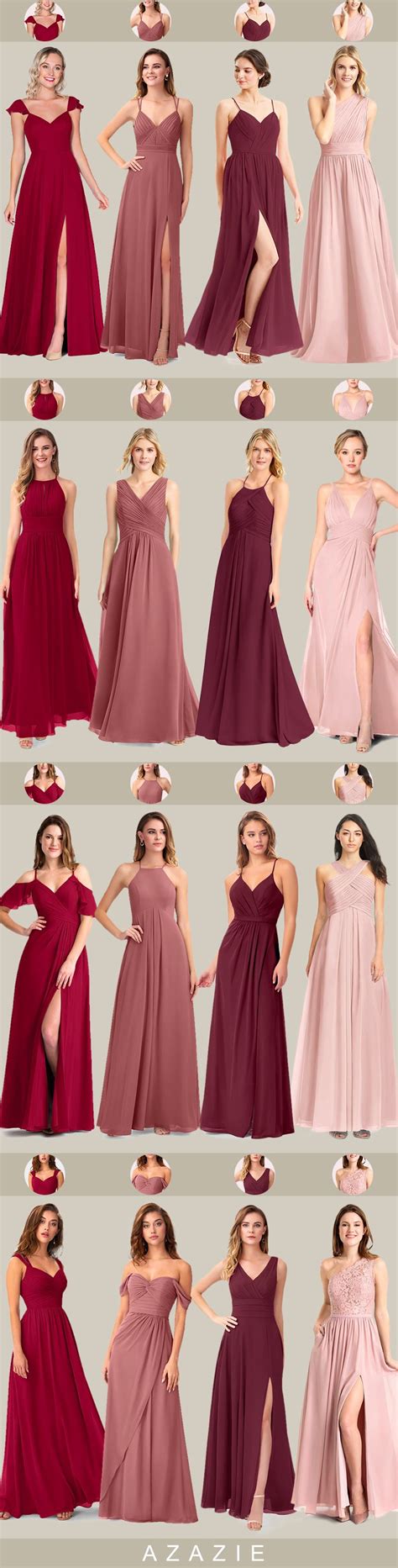 Choose Your Classic Dusty Rose Bridesmaid Gown From Our Selection See