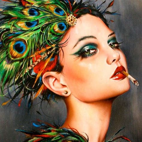 Beautifulbizarre — Brian M Viveros Feather Art Art Day Smoke Art