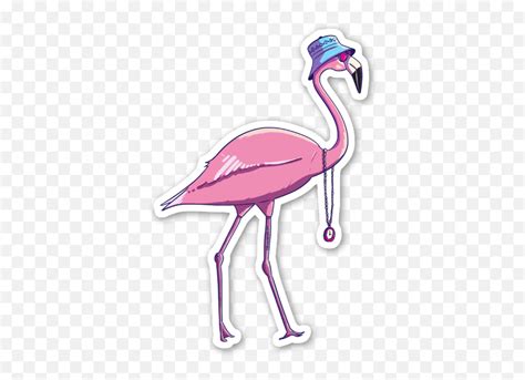 Street Flamingo Stickerapp Stickers Flamingo Pngflamingo Clipart Png