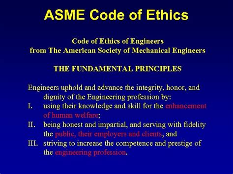 Peo's code of ethics is a basic guide for professional conduct and imposes duties on practitioners, with respect to society, employers, clients, colleagues (including employees and subordinates), the engineering profession and him or herself. Ethics in Engineering Jerry C Collins Department of