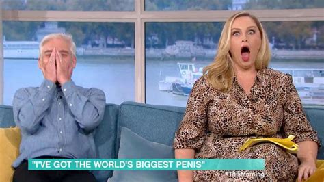 Watch Philip Schofield And Josie Gibson Shocked By Guest With Worlds Biggest Penis Dublin