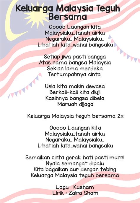 Senarai Lagu Lagu Patriotik Di Malaysia Owen Morgan
