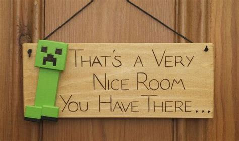 Minecraft Door Hanger Minecraft Bedroom Minecraft Ts Minecraft Room