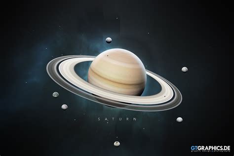 The Solar System Saturn · Artworks · Gtgraphics
