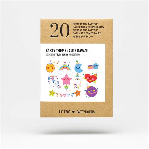 Childrens Temporary Tattoos Party Pack By Artful Kids