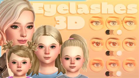 3d Eyelashes Collection For Infants Toddlers Kids Too Ea