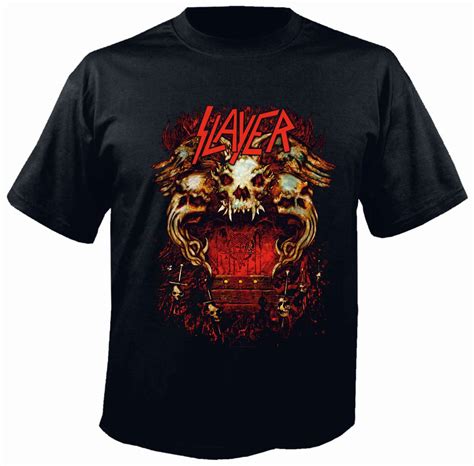 Slayer Skull T Shirt Metal And Rock T Shirts And Accessories