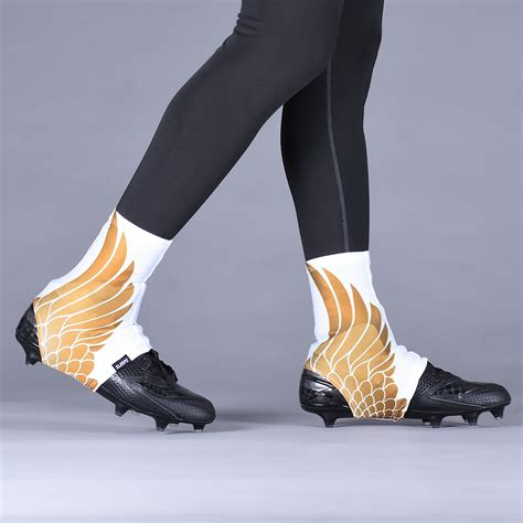 Icarus White Gold Spats Cleat Covers Sleefs