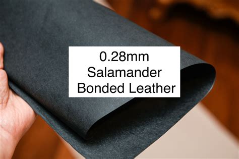 20 X 0 28mm Black Leather Board 0 28mm Salamander Bonded Leather