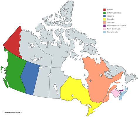Cannundrums Canada Travel Map