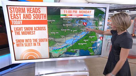 New Winter Storm To Hit Midwest South And Northeast Nbc News