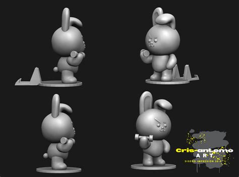 Archivo Stl Cooky Bts 🐉・plan Imprimible En 3d Para Descargar・cults