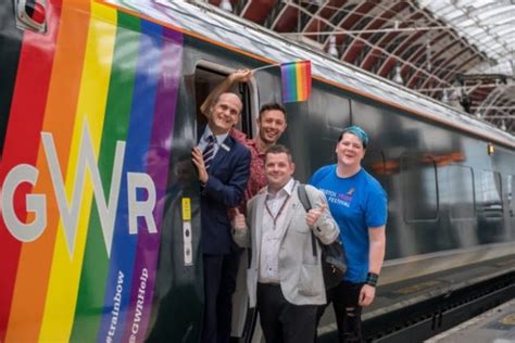 Full Steam Ahead Rainbow Themed Train Unveiled To Celebrate Pride 2018