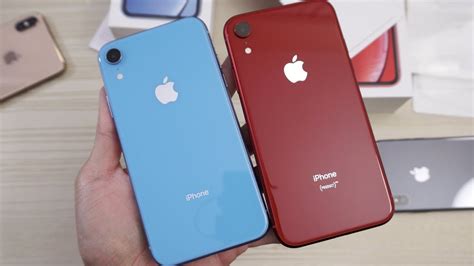 Iphone Xr Unboxing Product Red And Blue Youtube