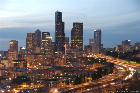 Seattle Freeway At Night Pentax User Photo Gallery