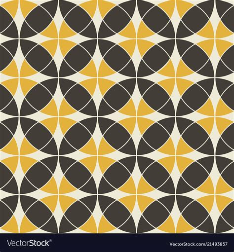 Abstract Geometric Tiles Seamless Pattern Vector Image
