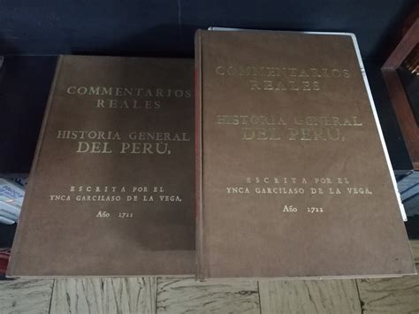COMENTARIOS REALES HISTORIA GENERAL DEL PERÚ 2 TOMOS 3920482542