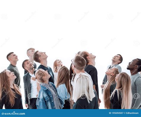 Groups Of Young People Moving In Different Directions Stock Image
