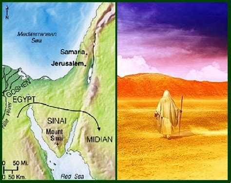 Poole On Exodus 213 15 Moses Flight From Egypt Into Midian