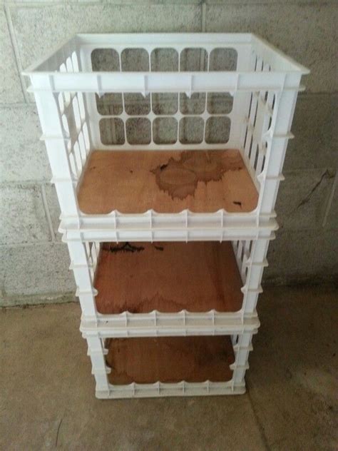 Pin By Marisol Torres On Repurpose Milk Crate Storage Milk Crate