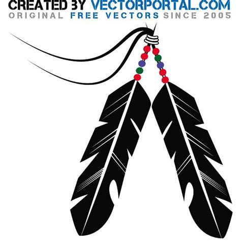 Indian Feather Vector At Vectorified Collection Of Indian Feather