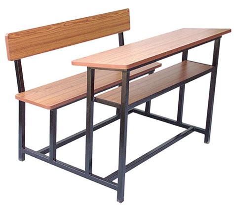 Wooden Polished 2 Seater Wooden Desk Bench For College Rs 3500 Piece
