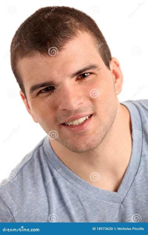 Male Headshot Stock Photo Image Of Headshot Male Smiling 18973630