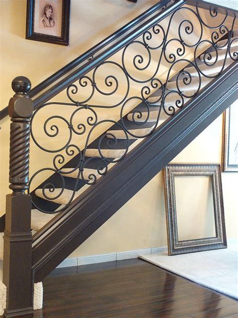 I Built A New Wrought Iron Banister Wrought Iron Staircase Wrought