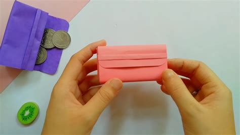 How To Make Easy Coin Purse Origami Coin Purse Paper Coin Purse