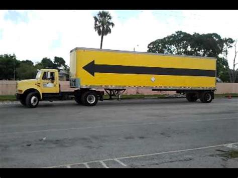 Or on your driver's test. Me Parallel parking a tractor trailer.. - YouTube