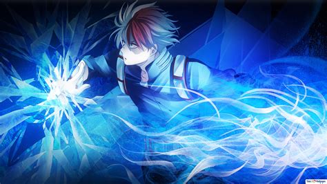 My Hero Academia Shouto Todoroki In Action 4k Wallpaper Download