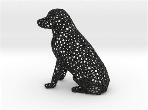 3d Printed Voronoi Labrador Retriever Dog By 3d Graph Pinshape