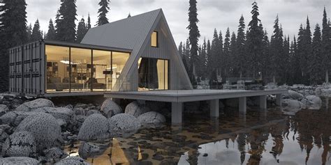 Lake House In Norway By Lev Levchenko3ds Max Corona Render Lake