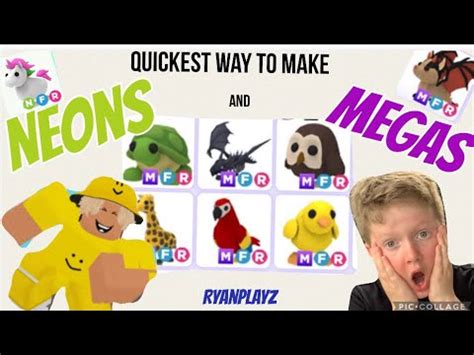How To Make Neons And Megas In Adopt Me Fast Quickest Methods