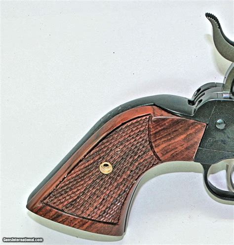 Ruger New Vaquero 2005 And 50th Anniv Blackhawk 357 Rosewood Checkered