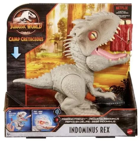JURASSIC WORLD CAMP Cretaceous Indominus Rex Feeding Frenzy Mattel New