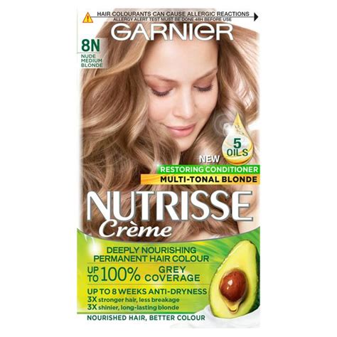 Garnier Nutrisse Hair Color Nude Natural Medium Blonde N Pc Hot Sex Picture