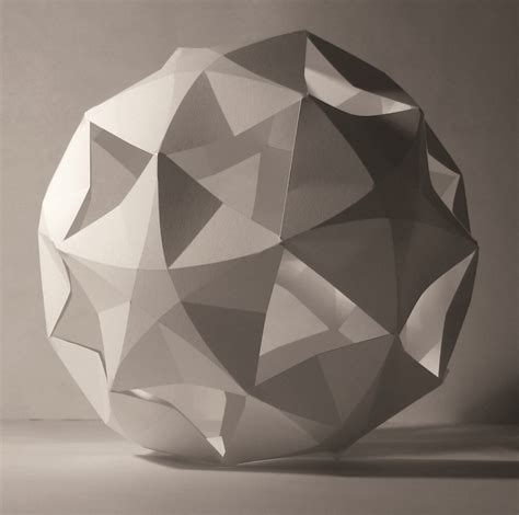 Paper Sphere Made From Folded Pentagons D Auldjo Flickr