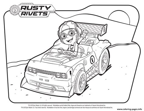 So get your coloring pages ready and your markers for a fun filled video. Rusty Rivets Dans La Voiture Coloring Pages Printable