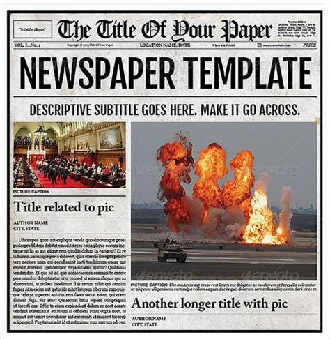 Free 9 Sample Old Newspaper Templates In Pdf Psd Ms Word Inside
